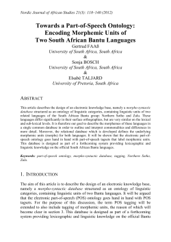 Article in PDF format - Nordic Journal of African Studies