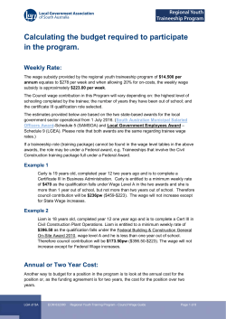 Calculating the budget required to participate in the program.