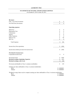 lemont inc - OTC Markets