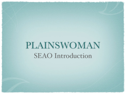 Plainswoman SEAO
