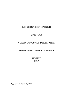 Spanish - Rutherford Public Schools