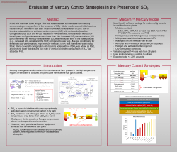 Evaluation of Mercury Control Strategies in the Presence of SO3