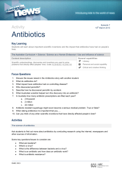 Antibiotics