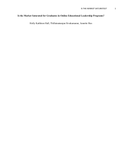 Is the Market Saturated for Graduates in Online Educational