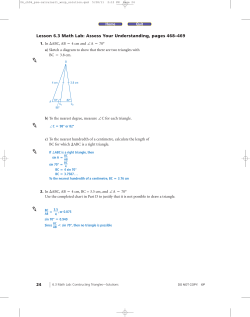 Lesson 6.3 Math Lab: Assess Your Understanding
