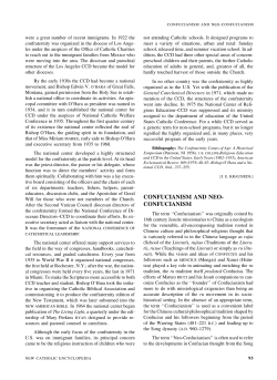 Confucianism and Neo-Confucianism