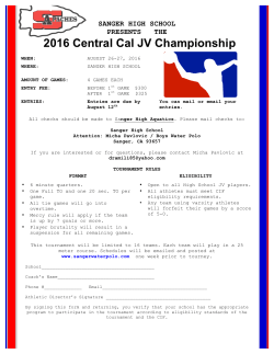 2016 Central Cal JV Championship