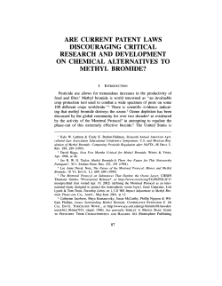 are current patent laws discouraging critical research and