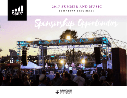 Sponsorship Opportunities