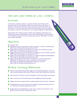 Overview Objectives