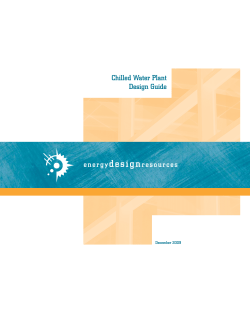 Chilled Water Plant Design Guide