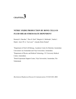 chapter 3 nitric oxide production by bone cells is fluid shear stress