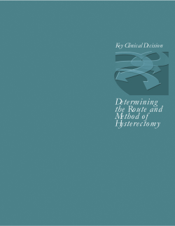 Determining the Route and Method of Hysterectomy