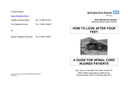 How to look after your feet