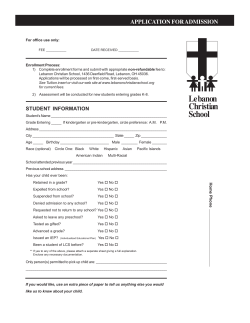 Lebanon Christian School Lebanon Christian School