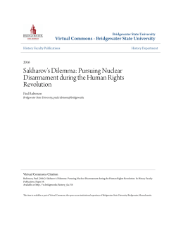 Pursuing Nuclear Disarmament during the Human Rights Revolution