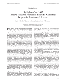 Progress in Translational Science