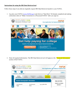Instructions for using the IRS Data Retrieval tool Follow these steps