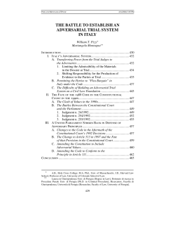 the battle to establish an adversarial trial system in