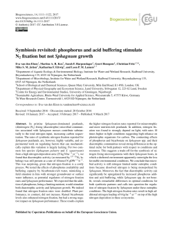 Symbiosis revisited: phosphorus and acid