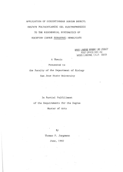 application of discontinuous sodium dodecyl sulfate polyacrylamide