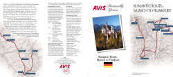 Romantic Route Munich to Frankfurt