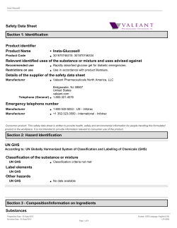 Insta-Glucose - Certified Safety Manufacturing, Inc.