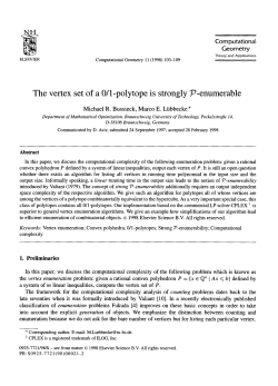 The vertex set of a 0/1-polytope is strongly 7