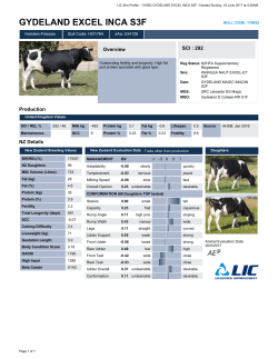 GYDELAND EXCEL INCA S3F