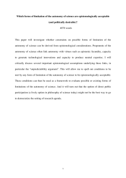 - Philsci