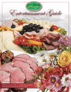 McQuade`s is proud to offer our complete guide to exquisite foods