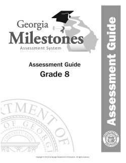 Assessment Guide - Troup County School System