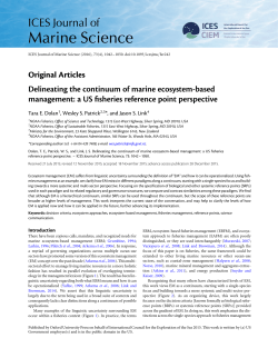Original Articles - ICES Journal of Marine Science