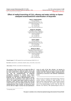Effect of methyl branching of C8H18 alkanes and water