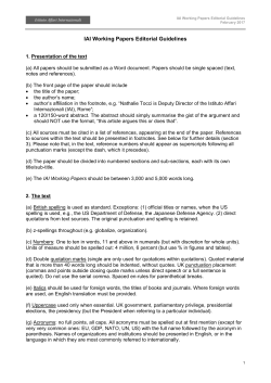 Guidelines for authors