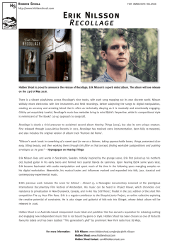 Erik Nilsson - Hidden Shoal