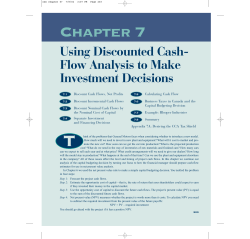 Chapter 7, Using Discounted Cash