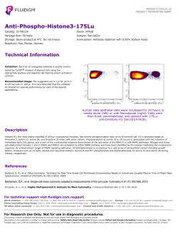 Product Information Sheet Anti-Phospho-Histone3[Ser28]