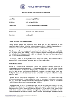 Assistant Legal Officer Division