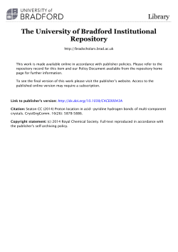 RSC Article Template (Version 3.2) - Bradford Scholars