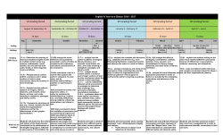 English IV Year-at-a-Glance