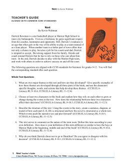 teacher`s guide - Cinco Puntos Press