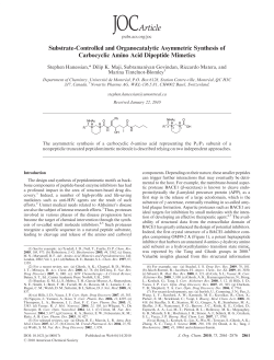 Substrate-Controlled and Organocatalytic Asymmetric Synthesis of