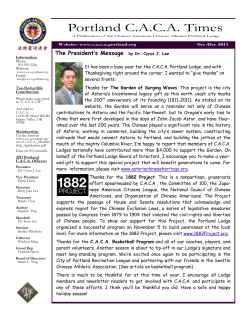 CACA Portland Lodge_Oct-Dec 2011_Newsletter1.pub