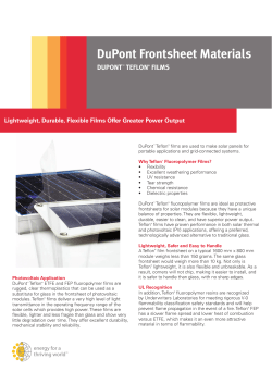 DuPont&trade; Teflon&reg; Films - The Chemours Company