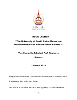Book Launch