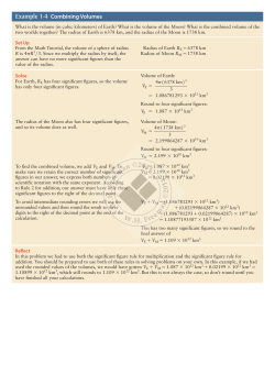 PWE 1-4: Combining Volumes