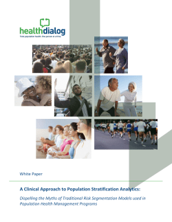 A Clinical Approach to Population Stratification