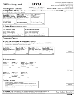 Entering Fall 2016 Flowchart
