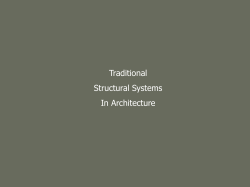 Traditional Structural Systems In Architecture